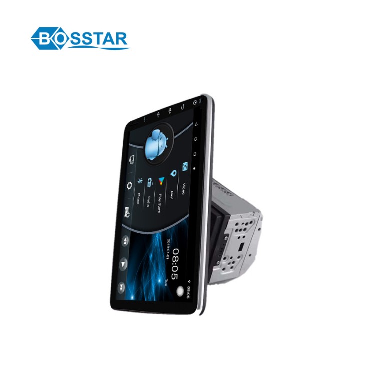 Bosstar 10-дюймовый Регулируемый двойной Din Android системы универсальный автомобильный DVD стерео проигрыватель с Gps навигации радио