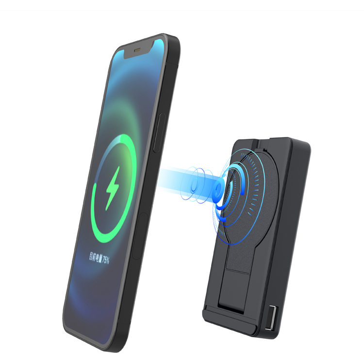 For iPhone 12 with Magsafe Magnet Wireless Charger Power Bank 5000mAh Charger