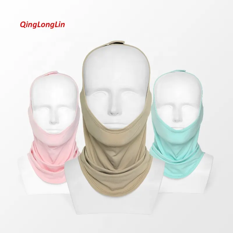 QingLongLin New Arrival Breathable Face Masks Adjustable Bandana Neck Scarf Stylish Ski Face Mask For Women Men