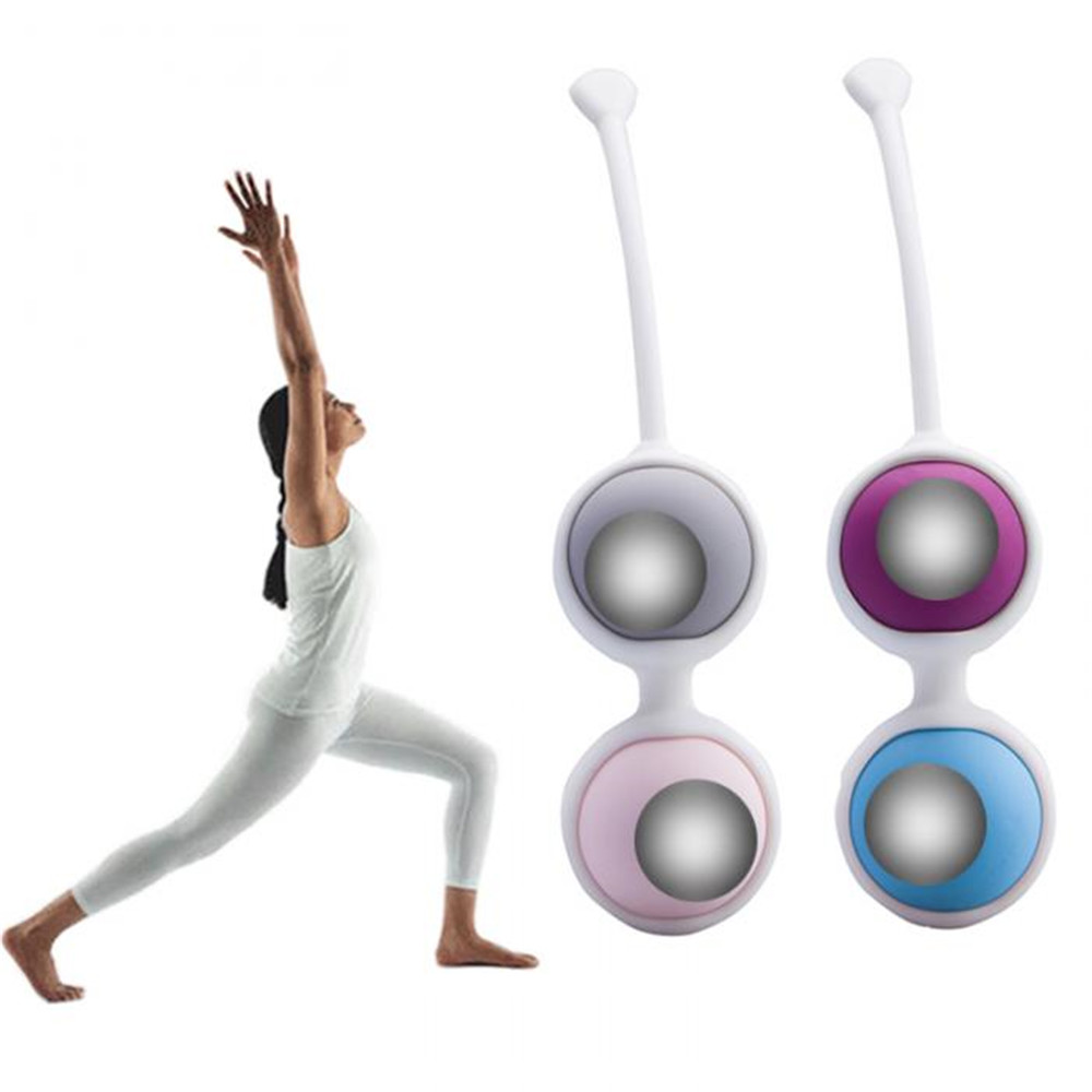 Kegel Ben Wa Ball Vaginal Ball Vaginal Exercise Equipment Adult Sex Toy For Vaginal Duo-Tone Triple Tightening 4PCS Ball