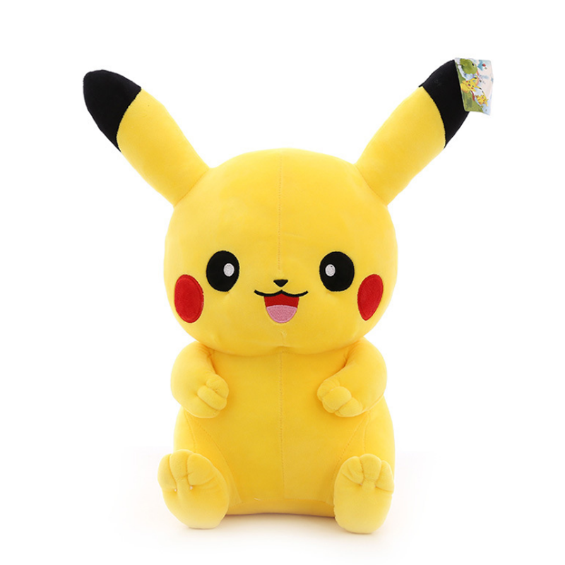2020 Best Hot Yellow Pokemon Plush Toys Baby Cuddle Pikachu Soft Toys Popular Kids Custom Stuffed Animals 25cm