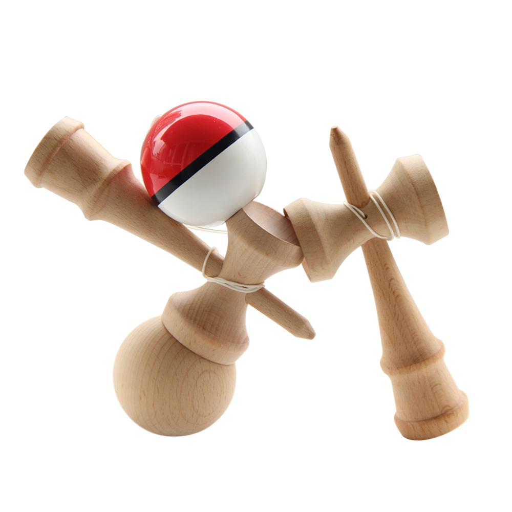 Дешевые цвета радуги клена деревянные простые kendama игрушки для оптовой продажи