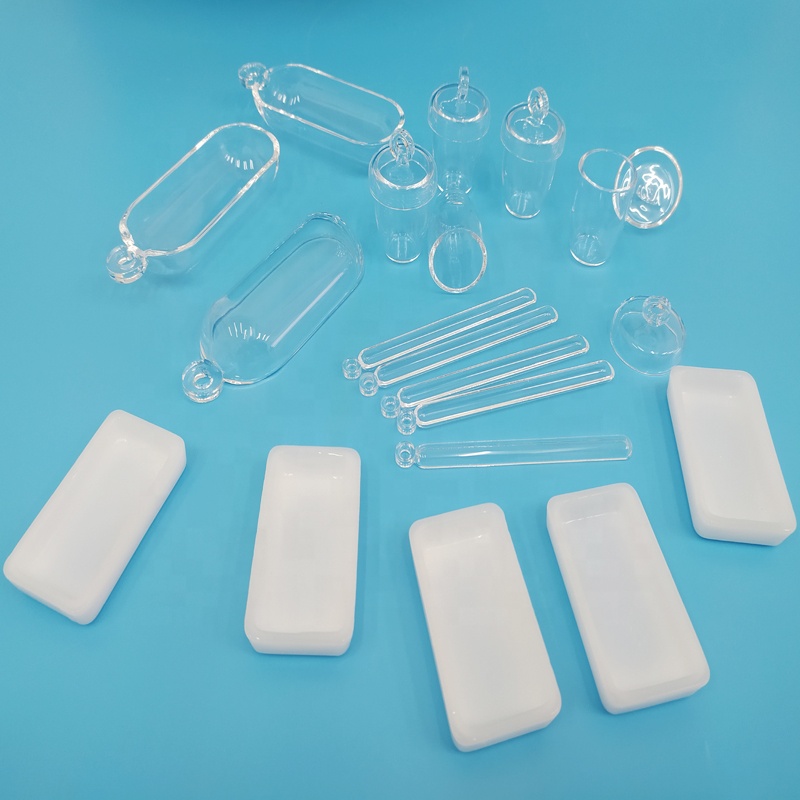 Clear Fused Silica Glass Quartz Tray for Lab Cup