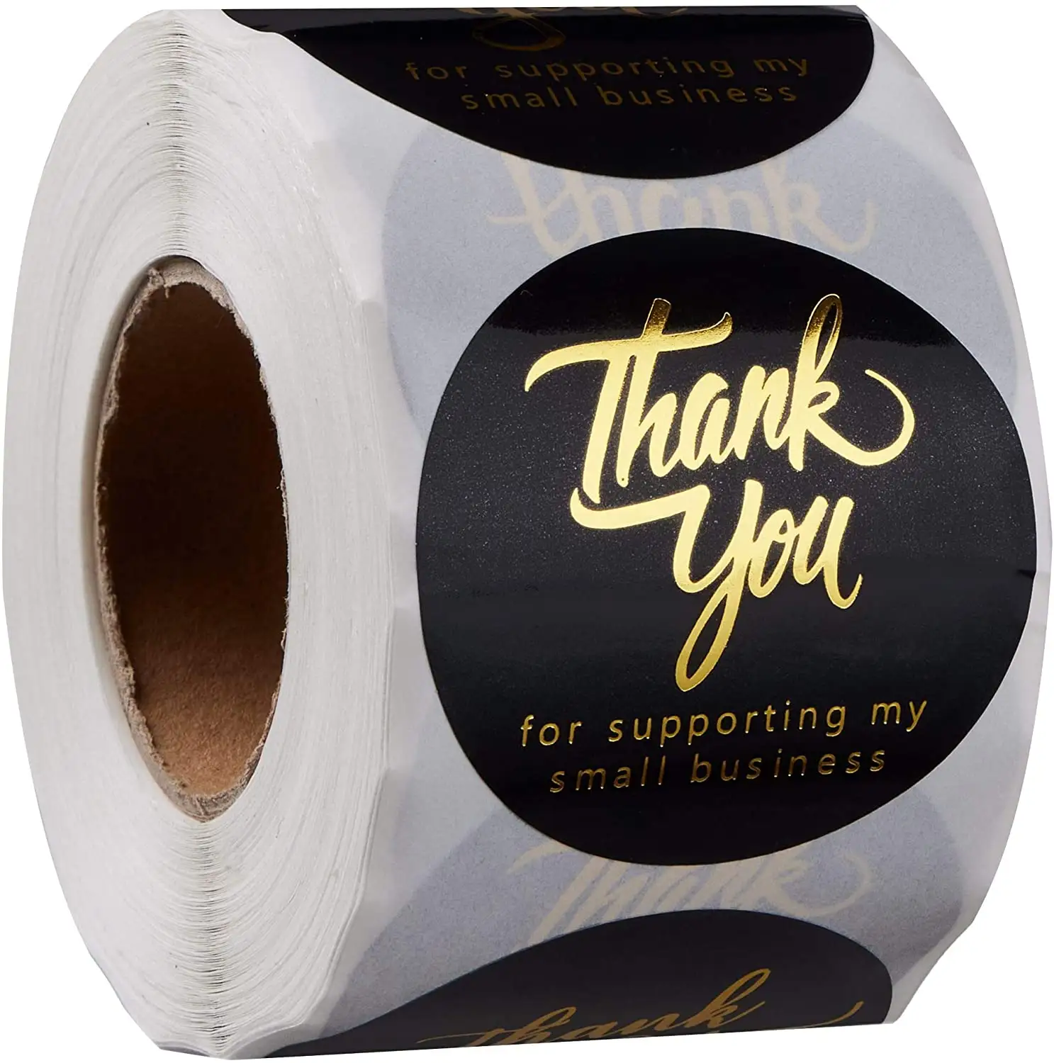 Hot Selling Thank You Roll Sealing Adhesive Stickers Printing Label