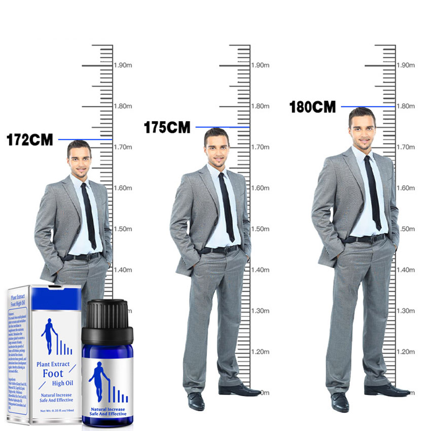 Natural Adult Foot Body Height Increasing Bone Growth Oil