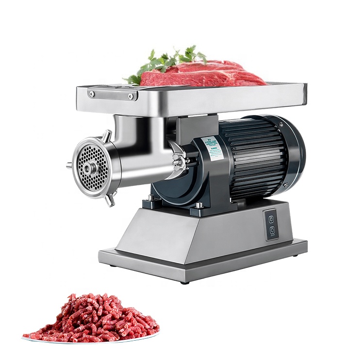 GRANDE Commercial Multifunctional Stainless Steel Meat Grinder Large Power Automatic Frozen Meat Mincing Chopping Machine