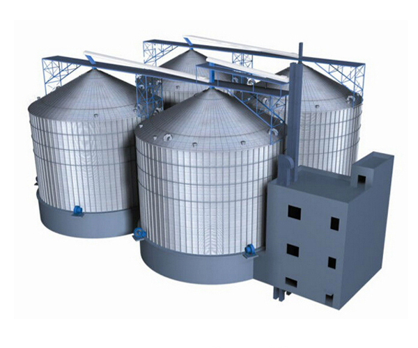 Customized Grain Agricultural Systems, Steel Silo For Corn Wheat Rice Sorghum Soyabean Storage