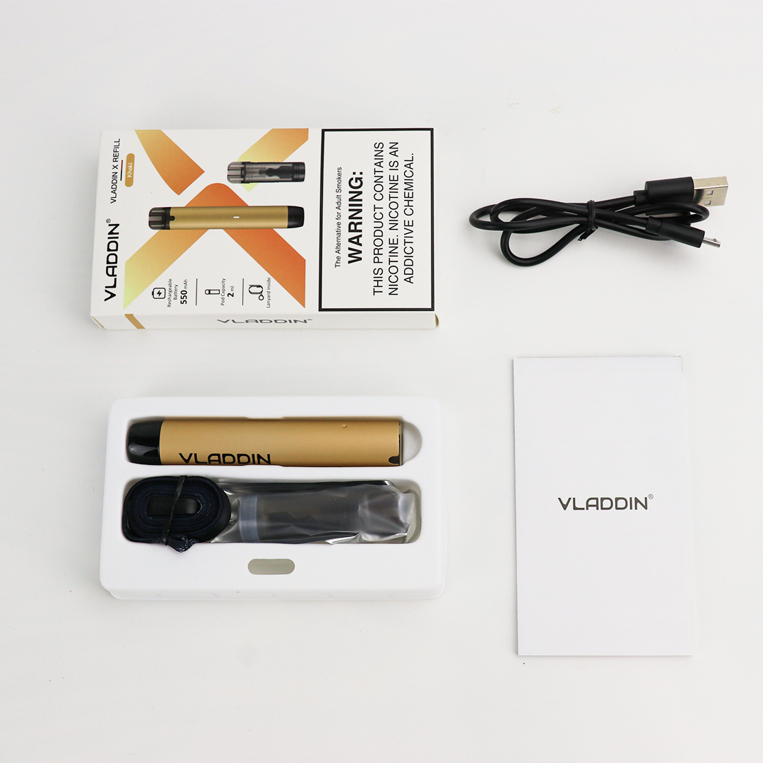 Welcome Exclusive OEM Vapeman Factory Price Wholesale Pod 550mAh 2ml Vladdin X Refill Kit