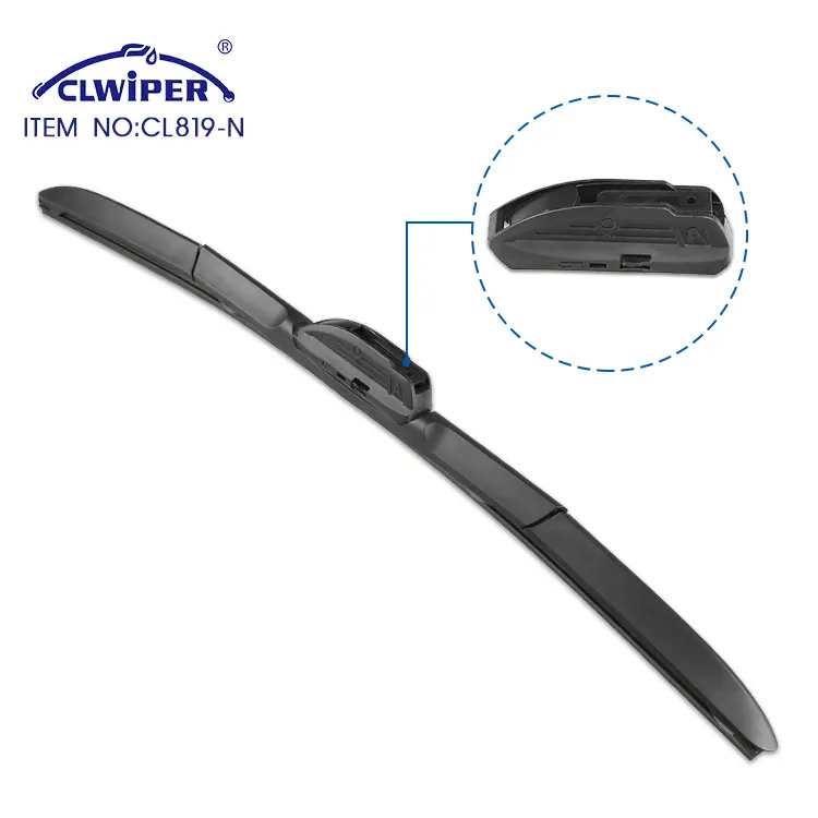CLWIPER CL819-N Car accessories wholesale wiper blade multi clip hybrid type with 16 adapters