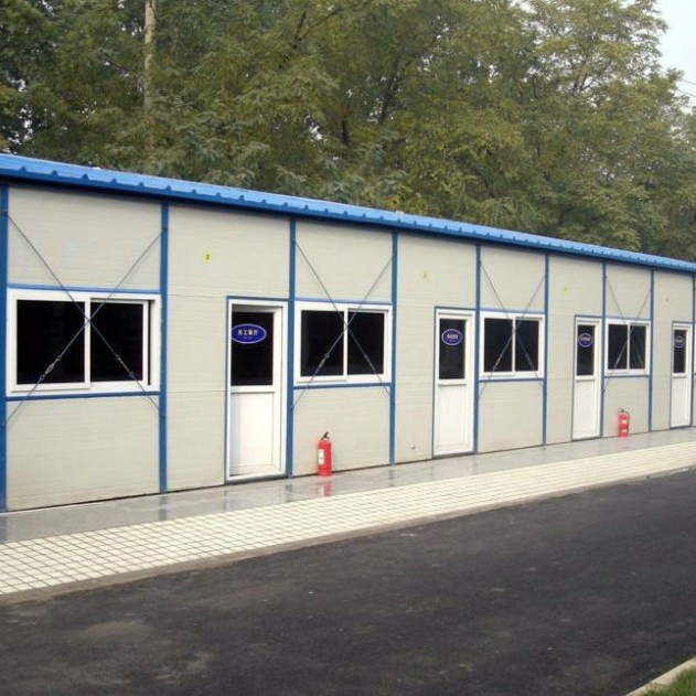 Factory Custom Ready Made Temporary Office Building For Construction Project Classroom Dormitory Canteen Modular Building House