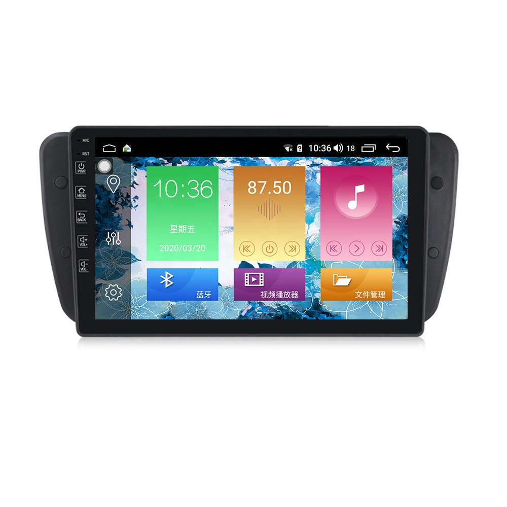 Автомобильный видеоплеер для Seat Ibiza 6J MK4 2009-2013, 2DIN, GPS, стерео, радио, мультимедийная система без dvd