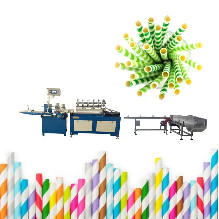 Fully Auto high production capacity U shape flexible paper straw making froming machine