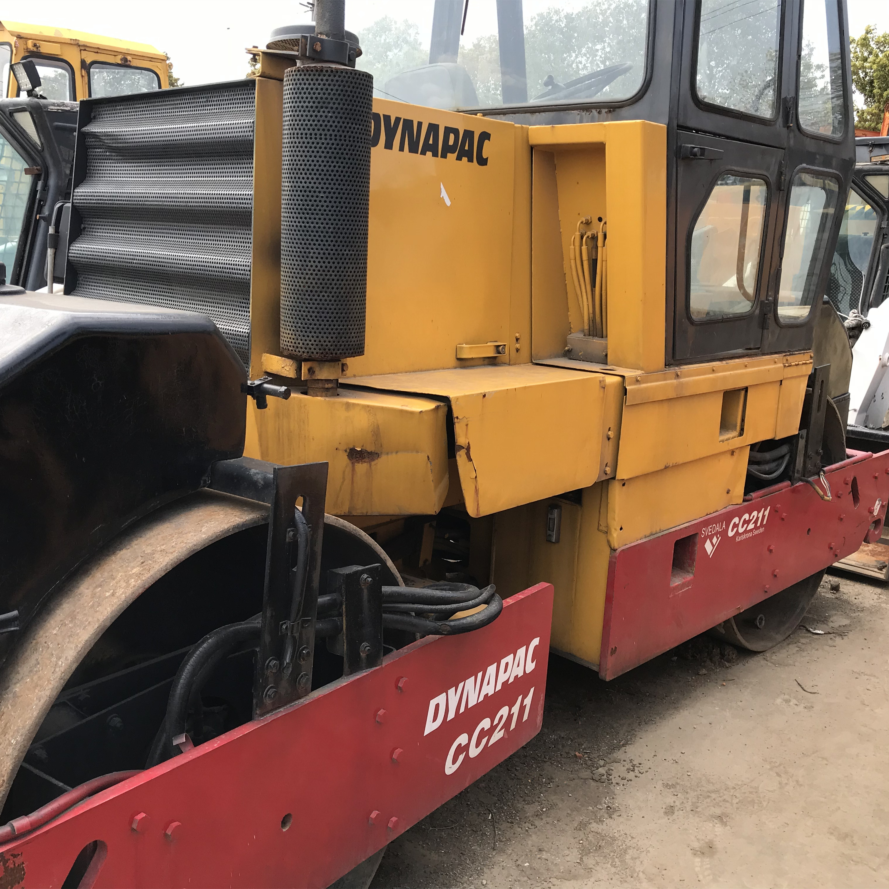 Dynapac CC211 mini bomag vibratory rc used high-performance steel drums road rollers compactor with cheap price