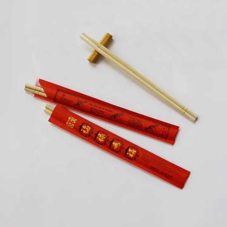 Sell High-Quality Wholesale Price Natural Bamboo Twin Chopsticks With Custom Logo