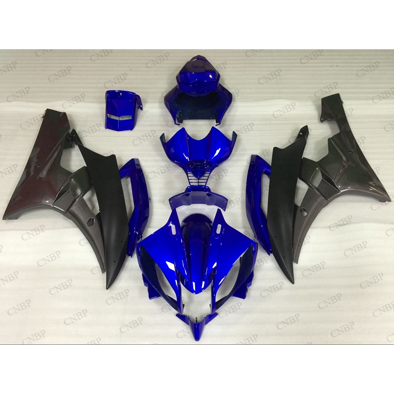 YZFR6 06 комплекты всего тела для YAMAHA YZFR6 2007 Обтекатели YZF600 R6 2006 - 2007 Обтекатели синий черный