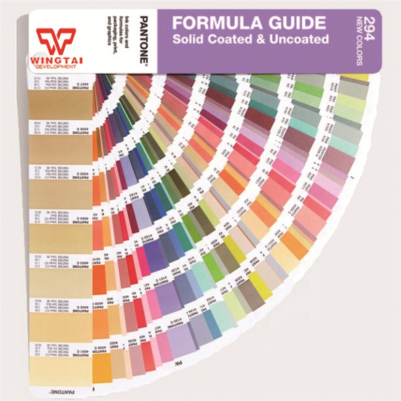 2019 PANTONE формула руководство Soild покрытием и без покрытия GP1601A-SUPL новых цветов