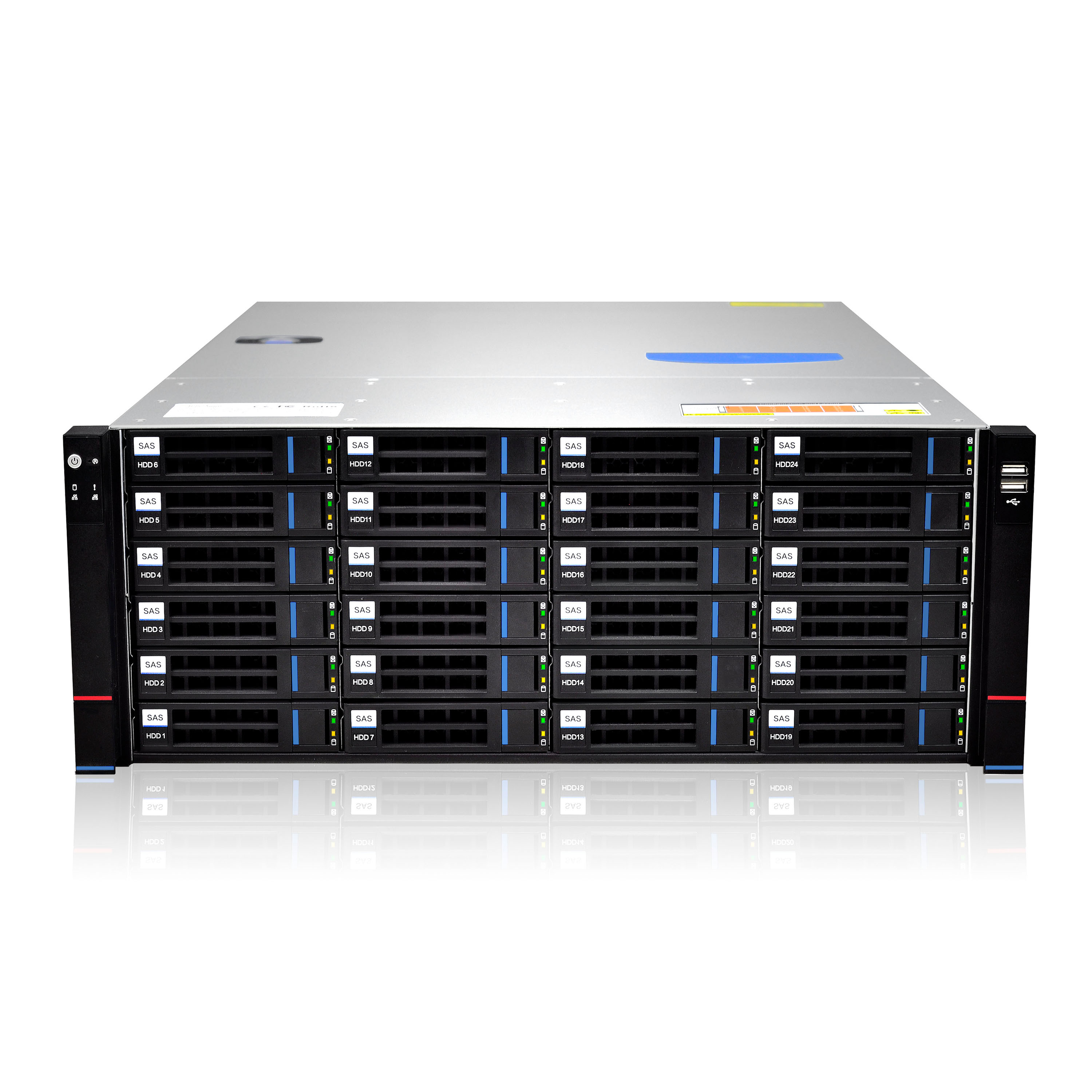 4U 24 bay стойку шасси