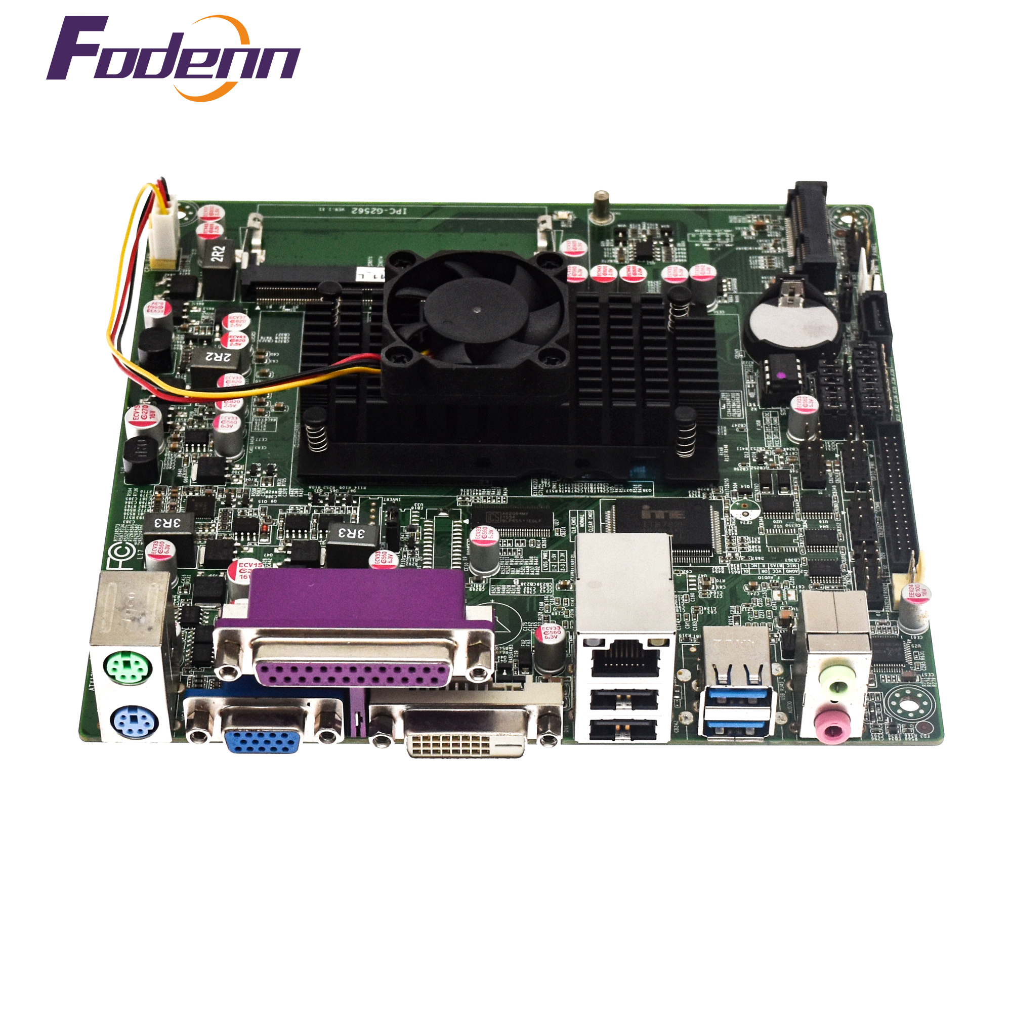 Встроенная Материнская плата fodin Intel Atom NM10 D2550 Mini ITX
