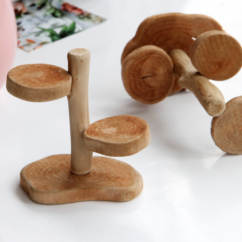 Good Quality Newest Design Home Decoration Vintage Wooden Candle Stand Holders(HOME+)