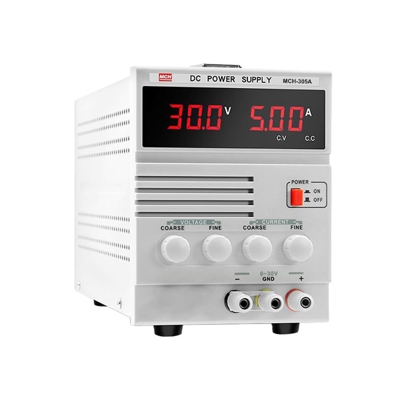 Умное управление MCH-305A 30V 5A Регулируемый источник питания постоянного тока для образовательного и лабораторного использования