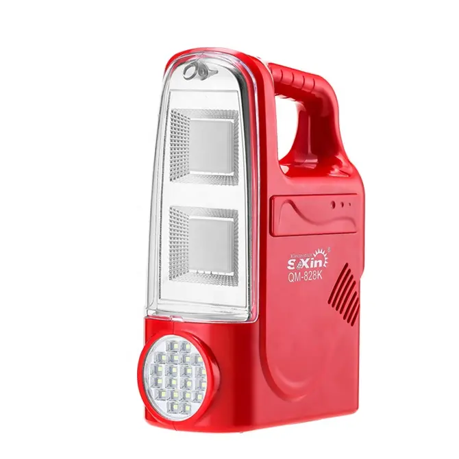 Multifunctional rechargeable emergency light with power bank