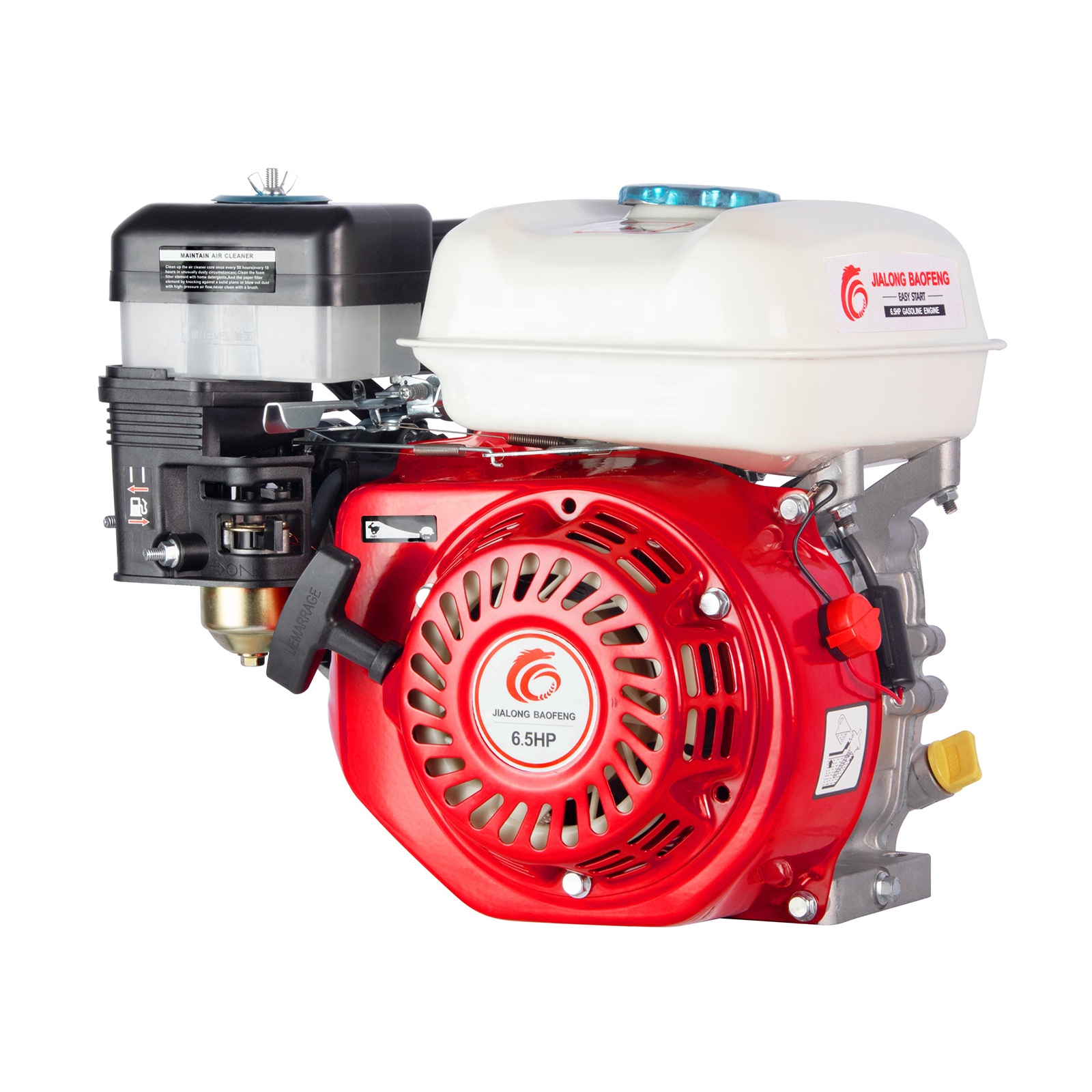 Jialong Baofeng с воздушным охлаждением, 6.5hp одноцилиндровый двигатель, бензин