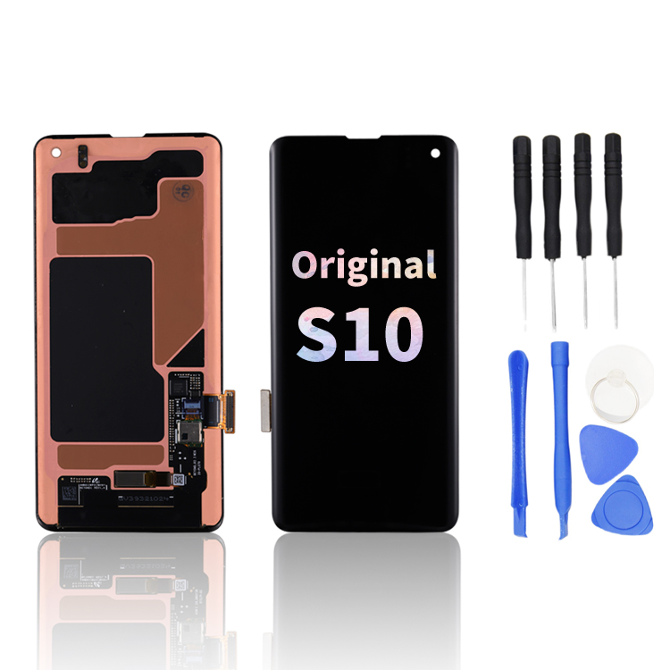 Сенсорный ЖК-экран с дигитайзером в сборе для Samsung Galaxy S10, оптовая продажа с завода
