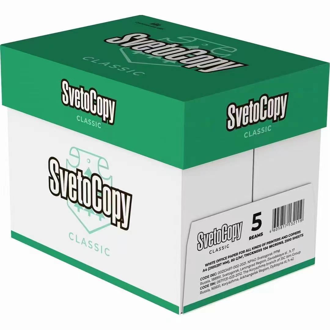 80g A4 SvetoCopy Paper Excellent Working Paper For Good Quality Photocopy Copy Paper