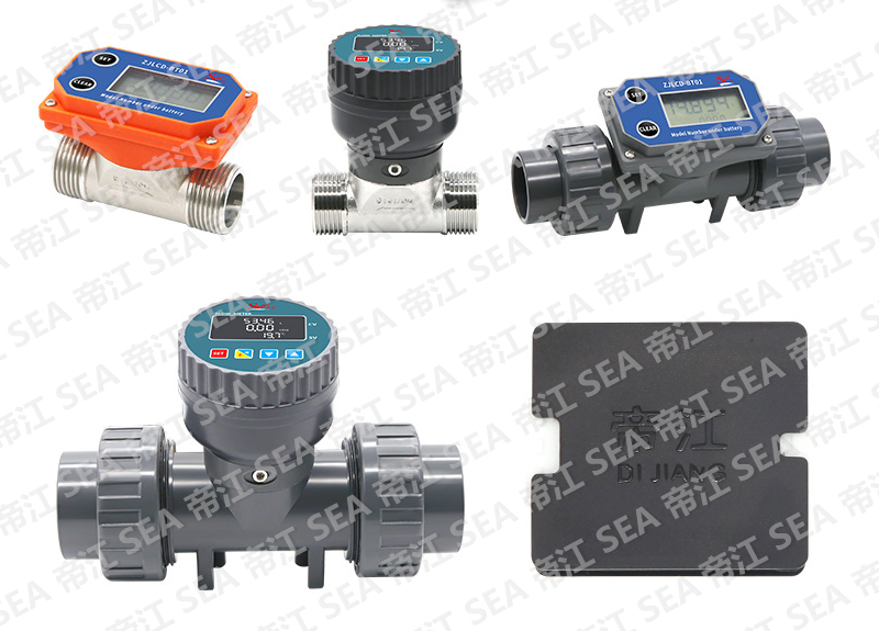 Wholesales Durable Plastic OEM ZJPVC-80  Water Flow Sensor 100-3000L/min Large Low Acid Liquids Measurement NPN Signal Meter