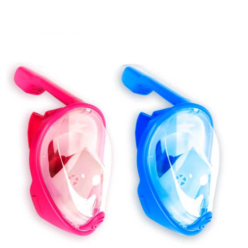 Factory custom Silicone Professional snorkeling dry full face diving swimming mask for adult