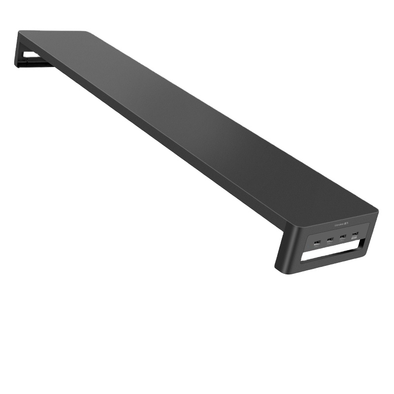 Монитор настольная подставка с USB 3,0 USB hub поддержка скорость передачи данных металлический алюминиевый USB ноутбук dual подставка для монитора