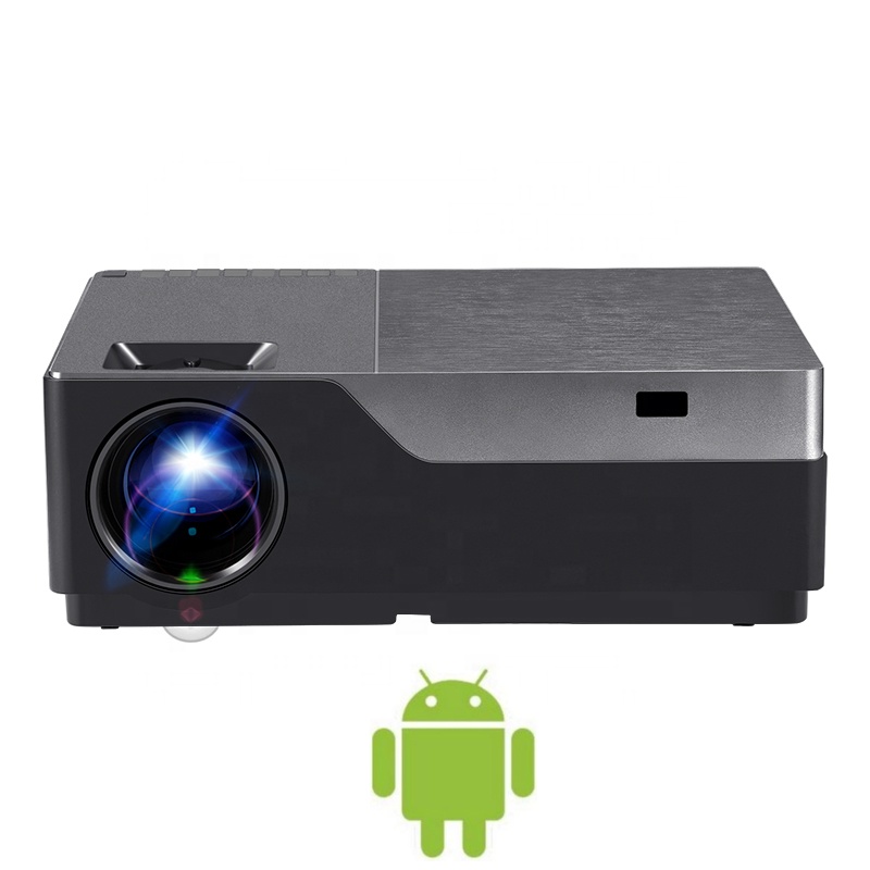 Aliexpress Горячая Распродажа AUN Android 8,0 M18UP Full HD проектор, разрешение 1920x1080P. 3d-домашний кинотеатр с поддержкой 4K office. VGA, USB