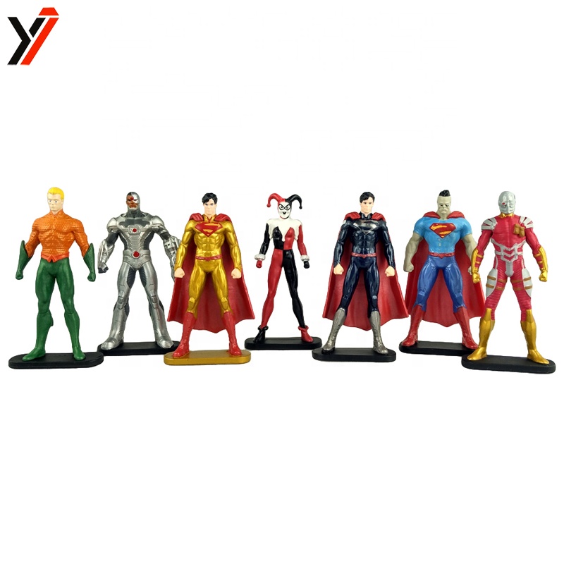 Фигурки супергероев FAMA на заказ, игрушечные Супергерои DC Comics, пластиковые мини-фигурки супергероев из ПВХ, набор игрушек