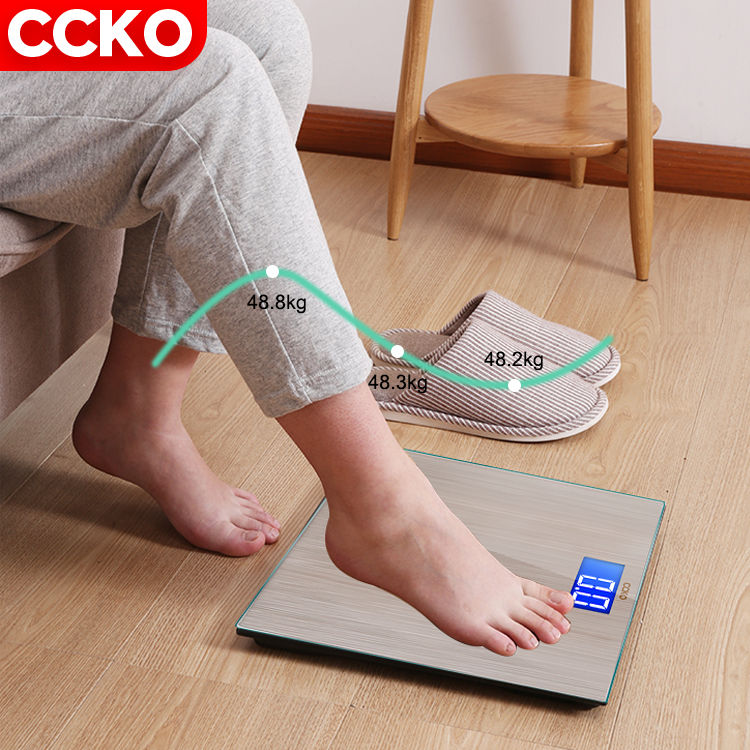 Ccko 180kg стекляные ванная комната электронная ЖК персональные весы Электрический человеческого тела весовая шкала цифровые весы для ванной