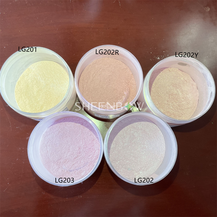 Sheenbow HOJO makeup gold powder highlighter 3 shimmer bronzer colorful face highlighter loose powder