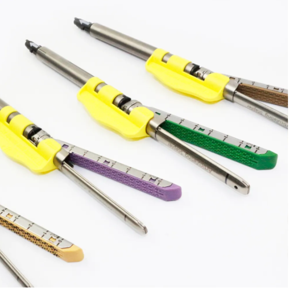 Endoscopic Linear Cutter Stapler For Weight Loss Stainless Steel Titanium Knife With Plastic Reloads Laparoscopic Instrument