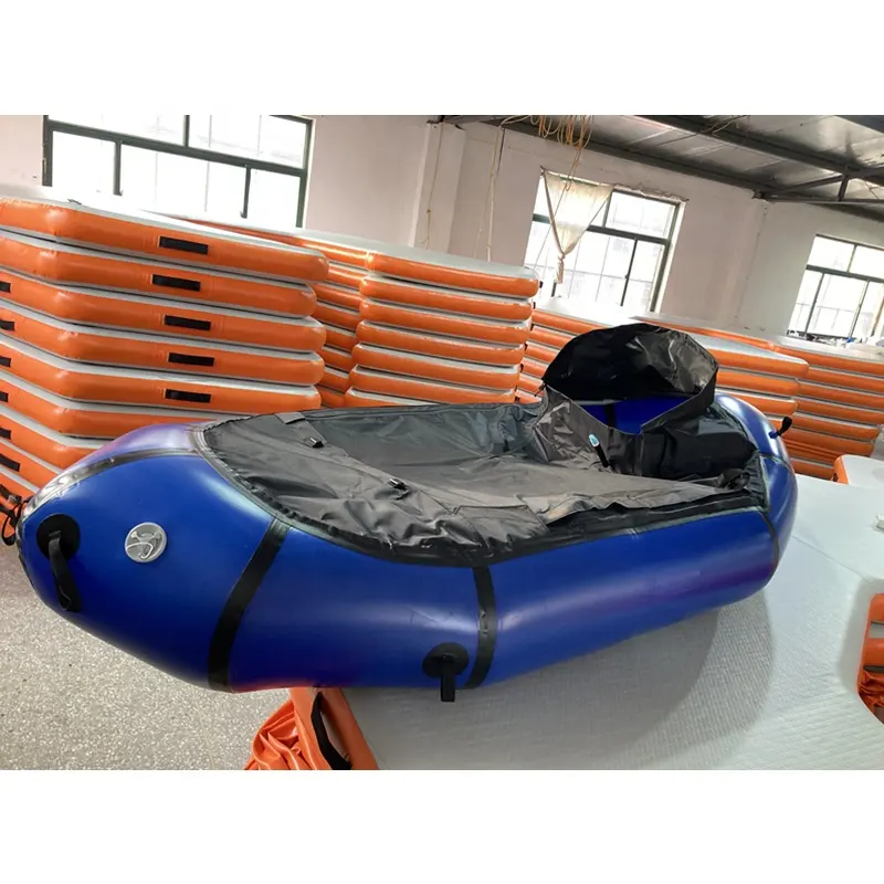 Premium OEM Factory Customized Light PVC Packfafting Adventure Rafting Inflat Packraft 1 Person
