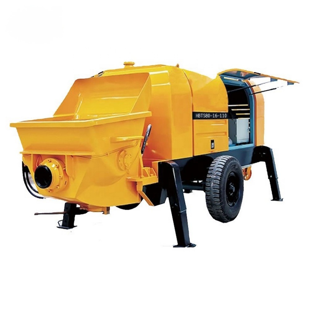 Mortar Pump Concrete Pump Machine Mini Pumpcrete Diesel Engine Concrete Trailer Pumps For Sale