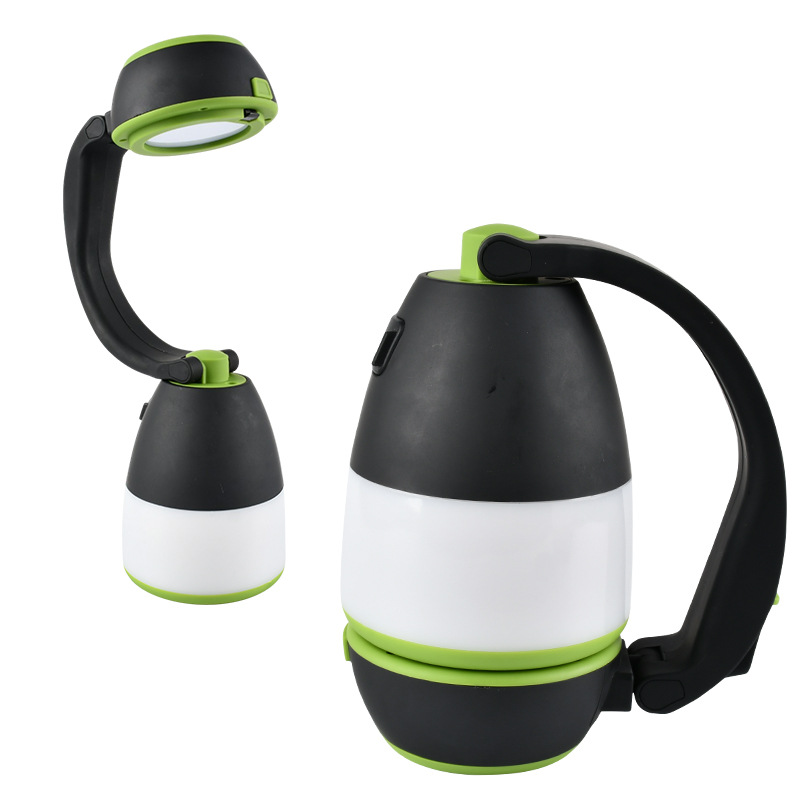 Rechargeable Multi-Functional Creative Design Rubber surface 3 IN 1 Lantern Light+Flashlight LED Light+Table LED lamp