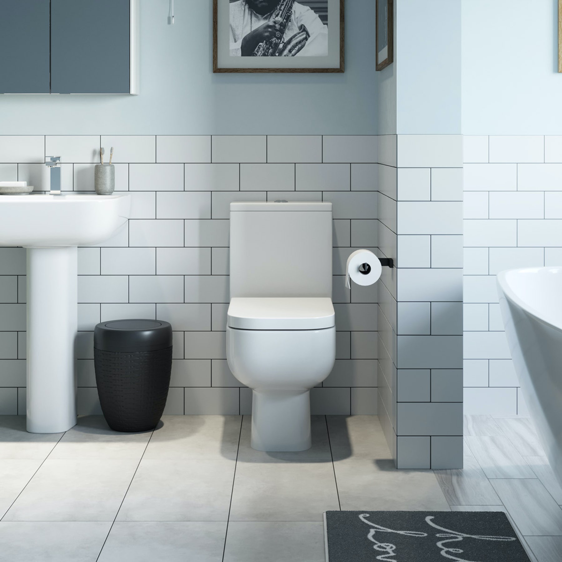 Bathroom sets toilet close couple toilet set ceramic japanese toilet bowl with seat cover