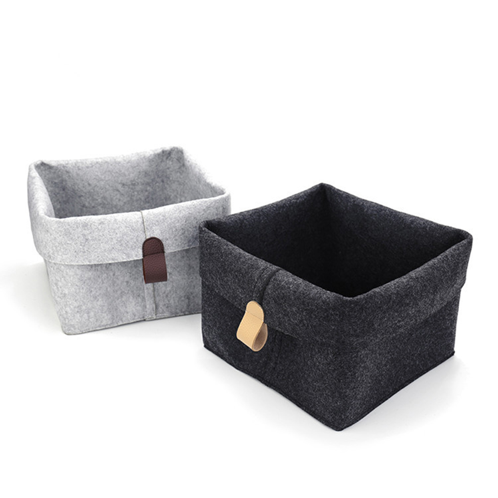 Best Selling Nordic Felt  Desktop Storage Box  Nordic Felt Storage Basket