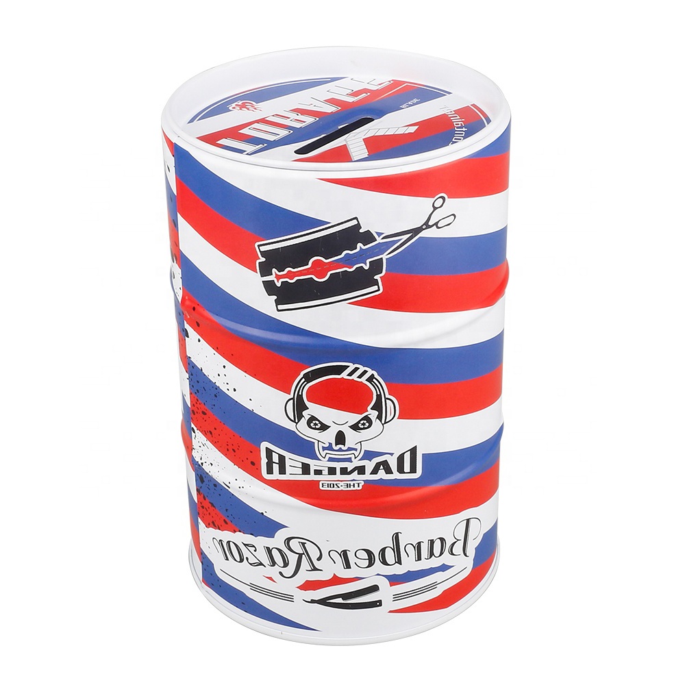 Barber Shop Razor Blade Storage Recycling Box Barber Blade Storage Tin