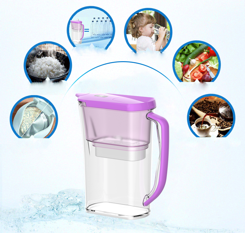 plastic pitcher water filter pitcher cartridge jug carbon purifier low price free samples home filters