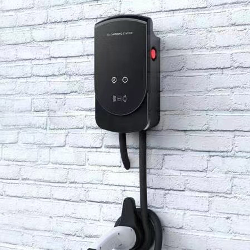 Силовой завод IEC 62196 Тип 2 регулируемый ток 8A 10A 13A 16A 32A EV настенная зарядная станция 22 кВт