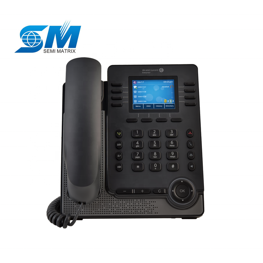 Оригинальный сотовый телефон Alcatel-Lucent ALE множество серии SIP телефон DeskPhone M5 VS Yealink SIP-T42S T42U T43U T46S T46U