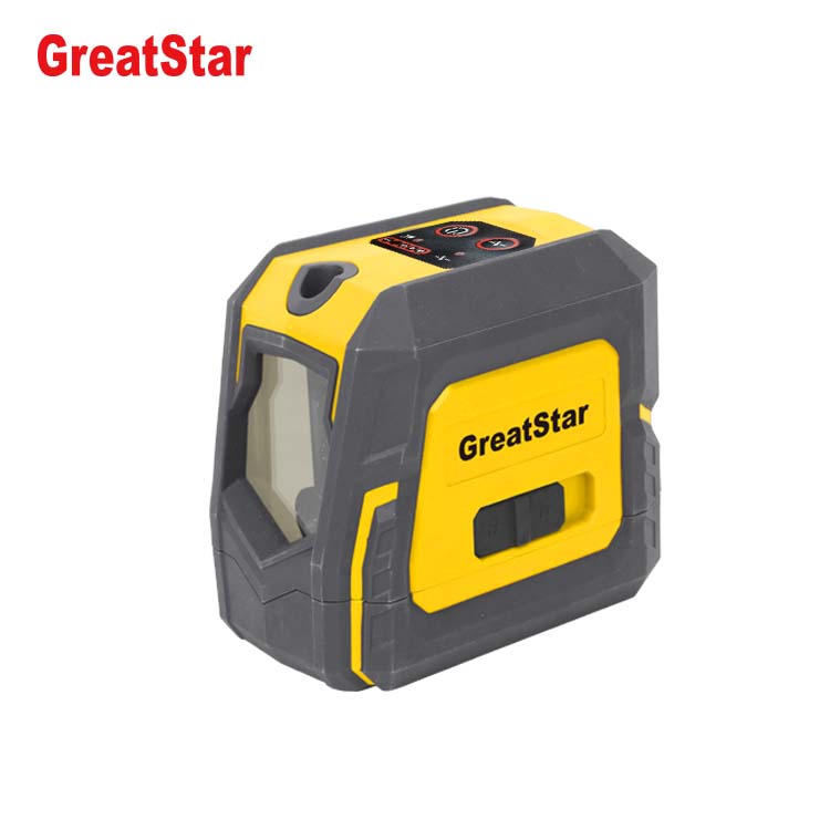 Hot Selling Laser Beam Self-Leveling 10M Cross Line Vertical Horizontal Laser Measuring Tool with Plumb Dots