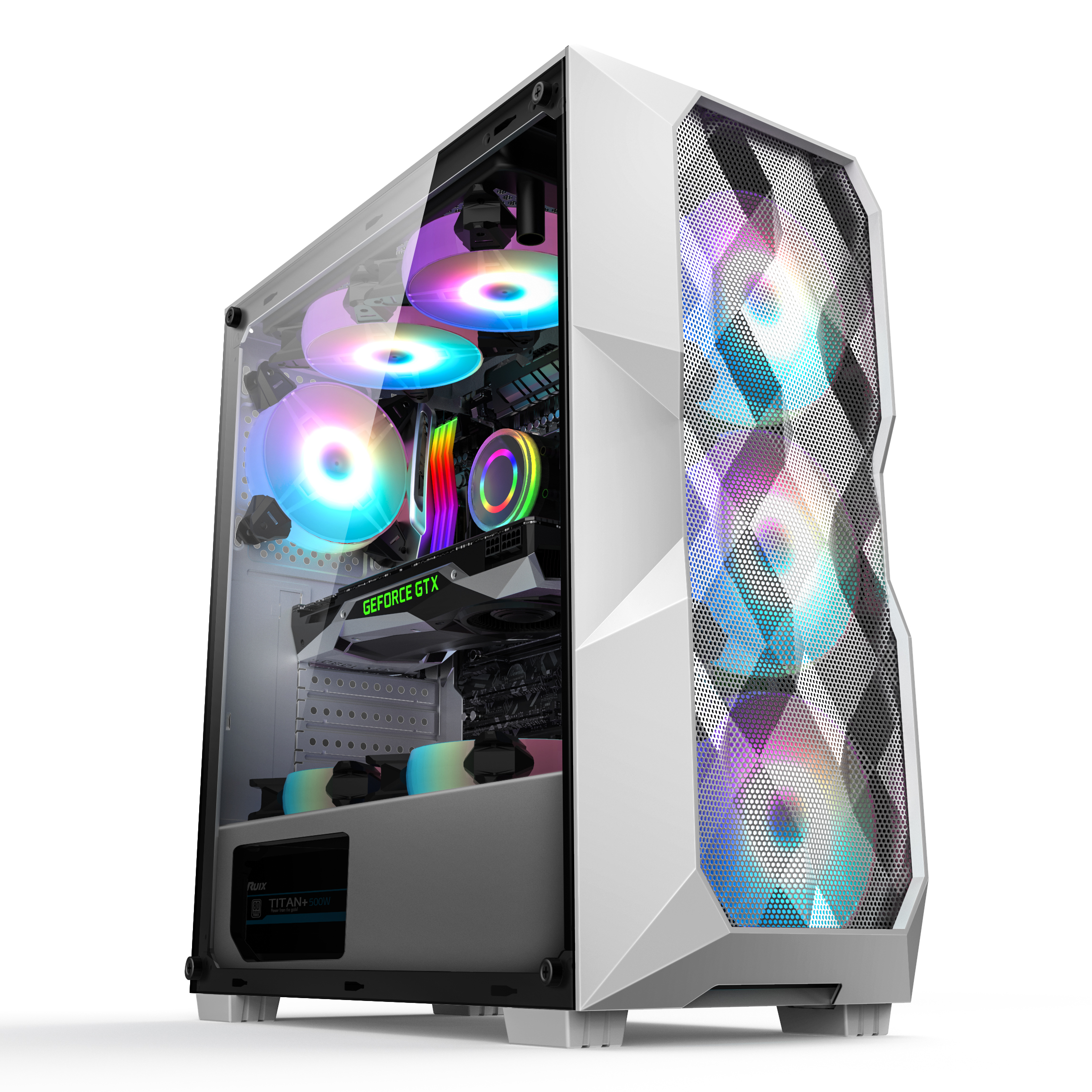 Вентилятор охлаждения RGB 12025 мм для корпуса компьютерных игр