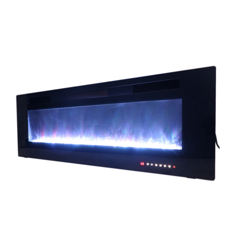 white led light low long high quality heat free standing electric flame fireplace heater 3d recessed fireplace