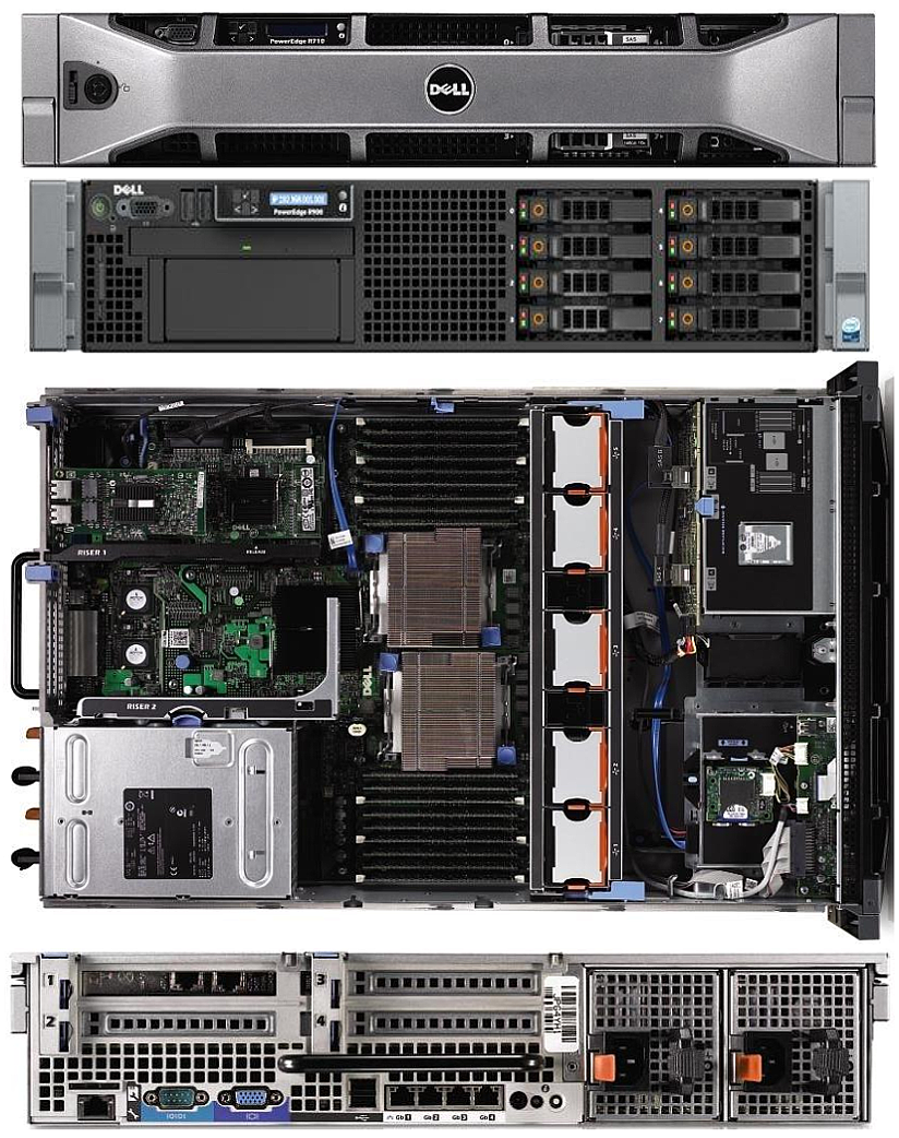 Б/у Сервер Dell PowerEdge R710 с процессором X5660