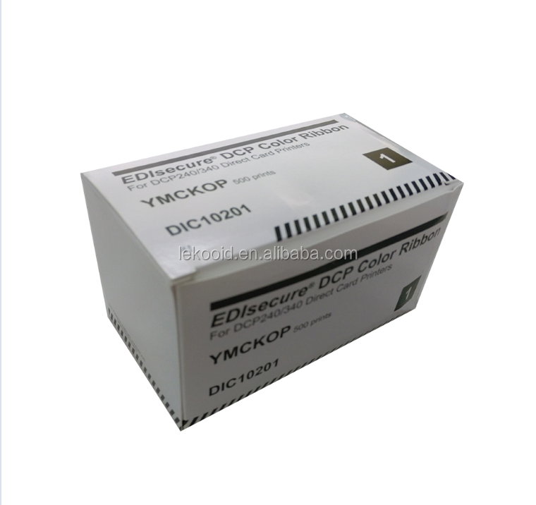 ED Isecure DCP240 + YMCKOP оригинальная цветная лента DIC10201